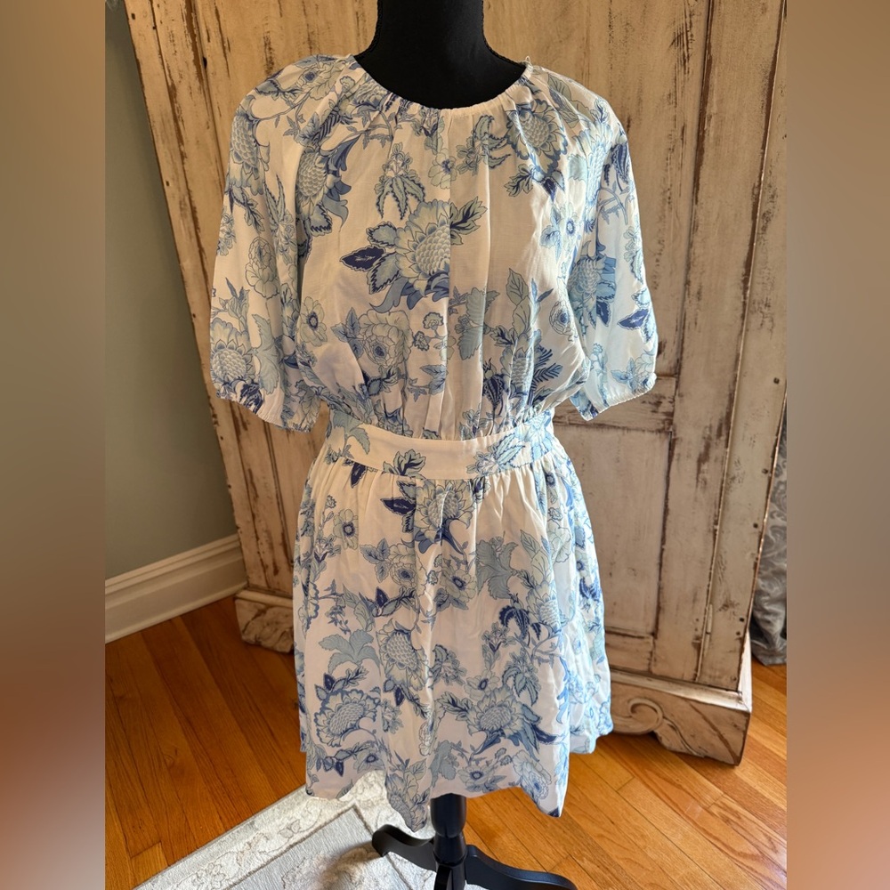 Sophie Rue Floral Open back mini dress.NWT. Size medium. Feminine, romantic